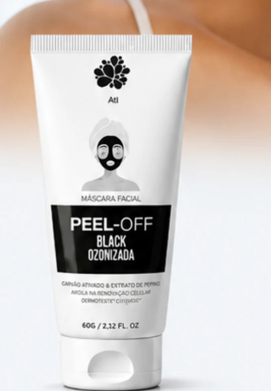 Máscara Facial Ozonizada Peel-Off Black